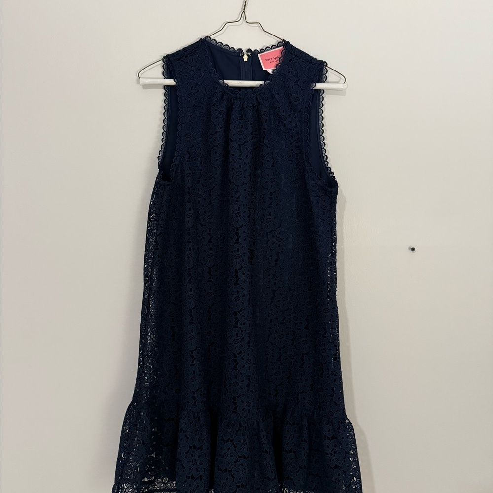 Kate Spade Midnight Blue Lace Dress
